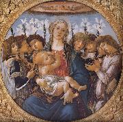 Sandro Botticelli Our Lady of the eight sub angel Sweden oil painting artist